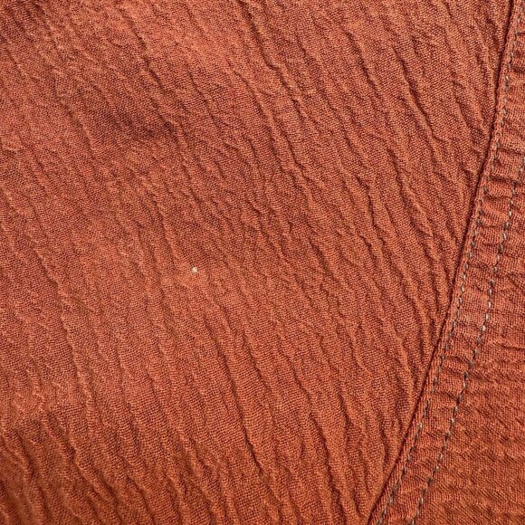 Kuhl Mens L Burnt Orange Rugged Short Sleeve Shirt Born In The Mountains - Picture 3 of 8